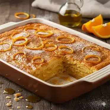 Σιροπιαστή Πορτοκαλόπιτα